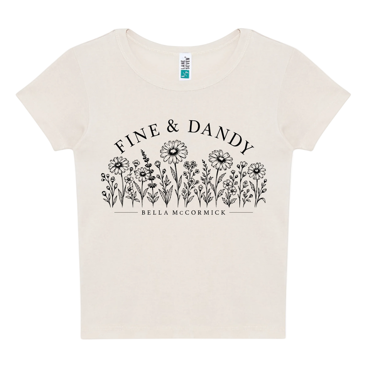 Fine & Dandy Crop Tee